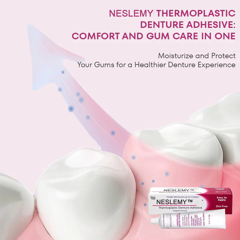 NESLEMY™ Thermoplastic Denture Adhesive (👨⚕️Dentist Recommendations)