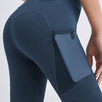 LETZTER TAG 50 % RABATT🔥NESLEMY™️High Waisted Butt Lifting Tummy Control Side Pocket Shaping Training Leggings🔥